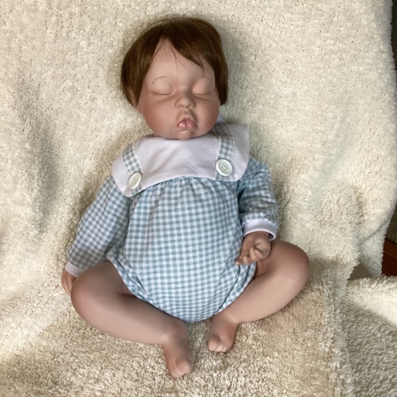 Paradise Galleries Precious In Their Sleep Andrew Ashley Dolls Diane Bucki Sleep - Picture 2 of 11